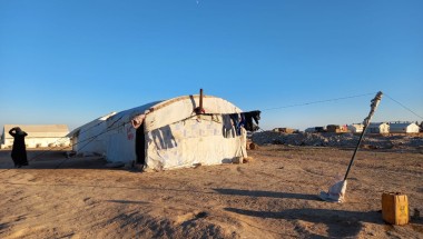 An informal settlement in Syria, home to over 1,000 internally displaced persons.